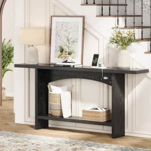 Redayfur 71" Console Table with Charging Station: $46 w/ Prime