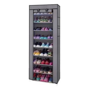 Zimtown 10-Tier Shoe Rack: $13 Zimtown 10-Tier Shoe Rack: $13