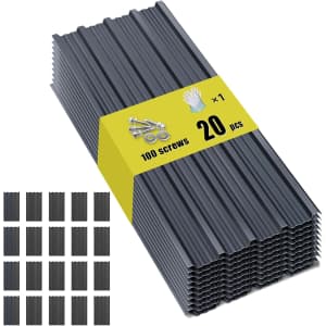 Metal Roofing Panels 20-Pack: $125.39