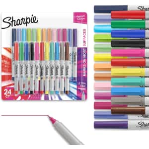 Sharpie Color Burst 24-Piece Ultra Fine Tip Set: $12 w/ Sub & Save