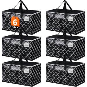 HomeHacks 88L Heavy Duty Moving Bag w/ Tags 6-Pack: $17 HomeHacks 88L Heavy Duty Moving Bag w/ Tags 6-Pack: $17