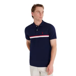 U.S. Polo Assn. Men's Americana 100% Cotton Polo Shirt: from $5