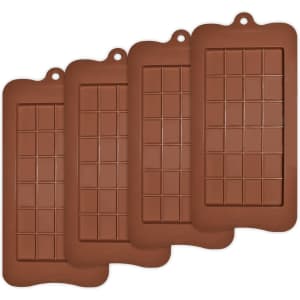 Break-Apart Chocolate Molds 4-Pack: $3.99