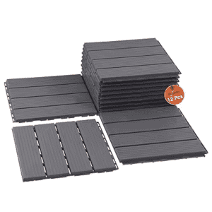 Interlocking Deck Tiles 12-Pack: $34
