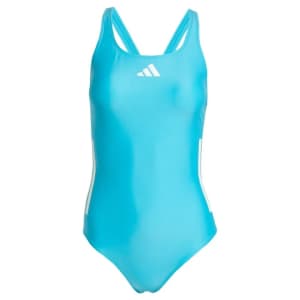 adidas Women's 3-Stripes C-Back Swimsuit: $15.40