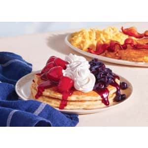 IHOP Veterans Day Offer: Free Red, White and Blueberry Combo