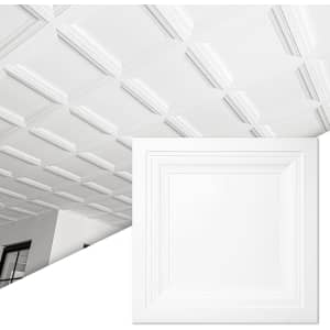 Art3d 12-Pack 2x2-Foot PVC Ceiling Tiles: $44.99