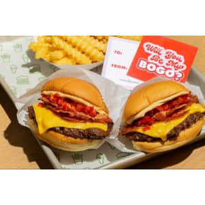 Shake Shack Smoke Shack Burgers: Buy one get one free Shake Shack Smoke Shack Burgers: Buy one get one free