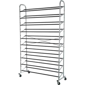 Amazon Basics 50-Pair Shoe Rack Organizer: $30