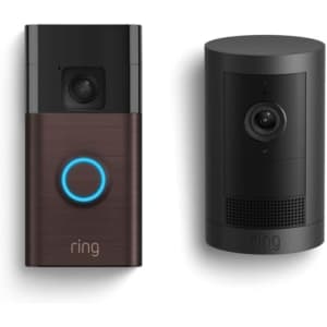 Ring Battery Doorbell & Outdoor Cam Bundle: $89.99
