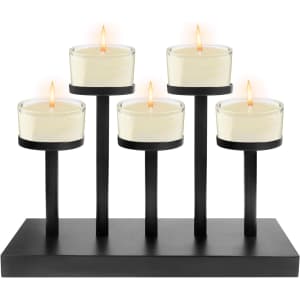 Qumusaa 5 Arm Metal Candle Holder: $8.49