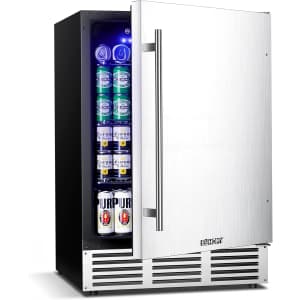 Euhomy 24" 180-Can Beverage Refrigerator: $473.99