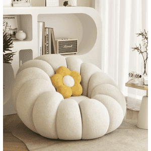 Pumpkin-Shaped Lounge Chair: $127 Pumpkin-Shaped Lounge Chair: $127