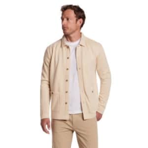 Weatherproof Vintage Men's Pebble Fleece Overshirt Jacket: $23.93