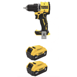 DeWalt Atomic 20V Max 0.5" Drill Driver w/ 2 20V Max 5.0Ah Battery Pack: $199