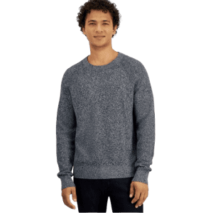 Michael Kors Men's Modern-Fit Textured Mouliné Sweater: $19