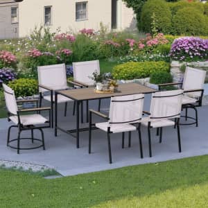 Segmart Patio Dining Table Set: $269.99