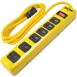 Yellow Jacket 6-Outlet Industrial Metal Power Strip: $17 Yellow Jacket 6-Outlet Industrial Metal Power Strip: $17