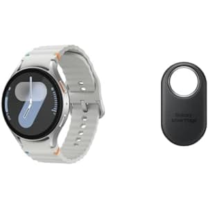 Samsung Galaxy Watch 7 44mm Bluetooth AI Smartwatch + Free SmartTag2 Bundle: $250