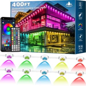 400-Foot Permanent Outdoor Lights: $60 400-Foot Permanent Outdoor Lights: $60