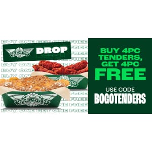 WIngstop 4-Piece Tenders: Buy one get one free