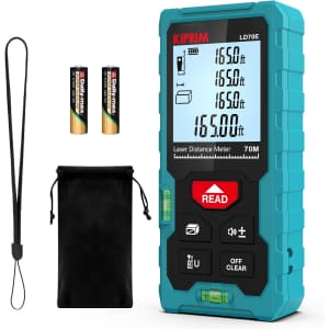 Kiprim 229-Foot Laser Measuring Tool: $11 Kiprim 229-Foot Laser Measuring Tool: $11