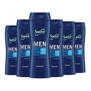 Suave Men 2-in-1 Shampoo and Conditioner 6-Pack: $10 via Sub. & Save