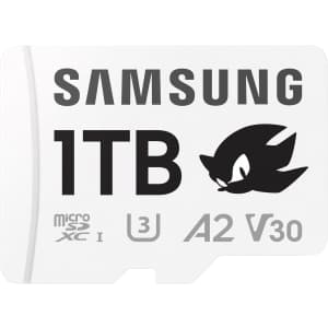 Samsung PRO Plus Sonic the Hedgehog 1TB microSDXC Memory Card: $70