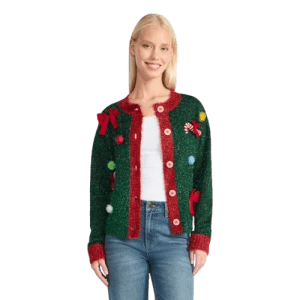 Holiday Time Women's Christmas Cardigan: $13.79