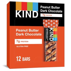 Kind Plus Peanut Butter Dark Chocolate Bar 12-Pack: $9.95