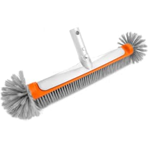 Poolvio 17.5" Floor & Wall Pool Cleaning Brush: $12