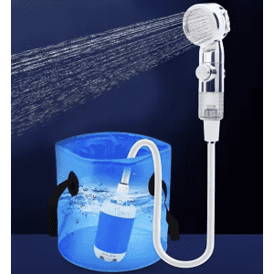 Portable USB Showerhead: $7.36