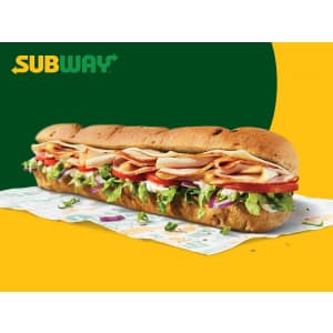 Subway Footlong: Free w/ Disney+ Subway Footlong: Free w/ Disney+