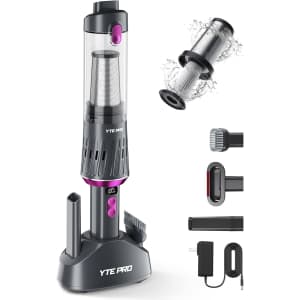 YTE Pro 25,000Pa Handheld Cordless Car Vacuum: $29 w/ Prime