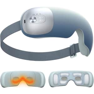 iBreo Ultra Light Eye Massager w/ Heat and Bluetooth: $34.99