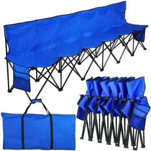 Yaheetech 6-Seat Portable Folding Bench: $75.99