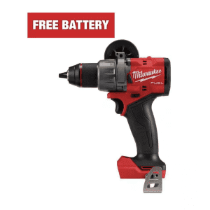 Milwaukee M18 Fuel 18V Lithium-Ion Brushless Cordless 1/2" Hammer Drill/Driver: $229 with free tool