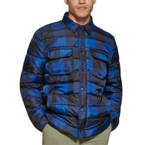 Bass Outdoor Men's Mission Quilted Puffer Shirt Jacket: $21 Bass Outdoor Men's Mission Quilted Puffer Shirt Jacket: $21