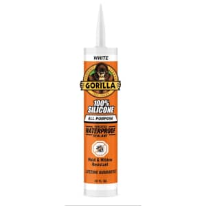 Gorilla Waterproof Caulk & Seal 10-oz. Cartridge: $5.84