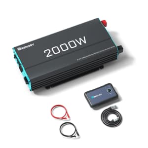 Renogy 2000W Pure Sine Wave Inverter: $166