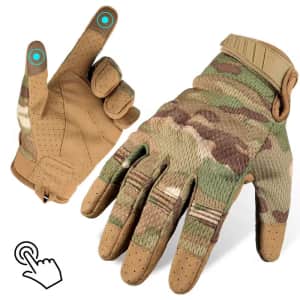 Touchscreen-Compatible Tactical Full Finger Gloves: $8.40 Touchscreen-Compatible Tactical Full Finger Gloves: $8.40