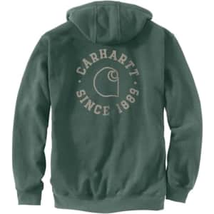 Carhartt Men's Rain Defender Loose Fit Midweight Hoodie: $39 Carhartt Men's Rain Defender Loose Fit Midweight Hoodie: $39