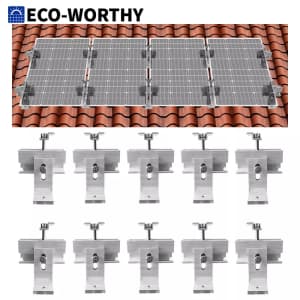 Eco-Worthy Solar Panel Roof Mount Bracket Kit: $31