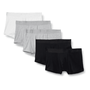 Amazon Essentials Men's Cotton Jersey Boxer Shorts 5-Pack: $8.99 Amazon Essentials Men's Cotton Jersey Boxer Shorts 5-Pack: $8.99