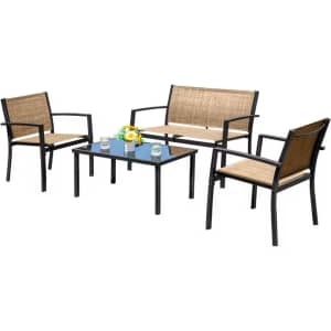 4-Piece Patio Furniture Set: $82.06