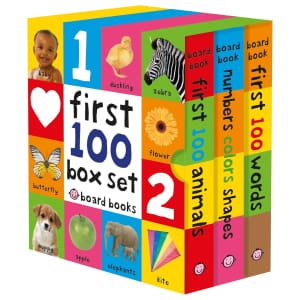 First 100 Board Book Box Set: $6.85