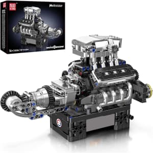 Mould King V8 Combustion Engine Model Kit: $30