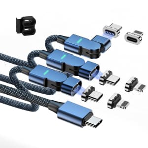 180° Rotatable Magnetic USB-C Charging Cable: $7.99