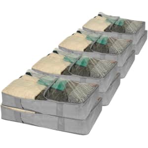 Whitmor Underbed Storage Bag 8-Pack: $20