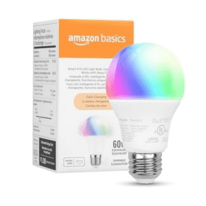 Amazon Basics 9W Smart LED Light Bulb 6-Pack: $30